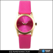 Simple montre cuir en cuir montre montre mode femme plus tard